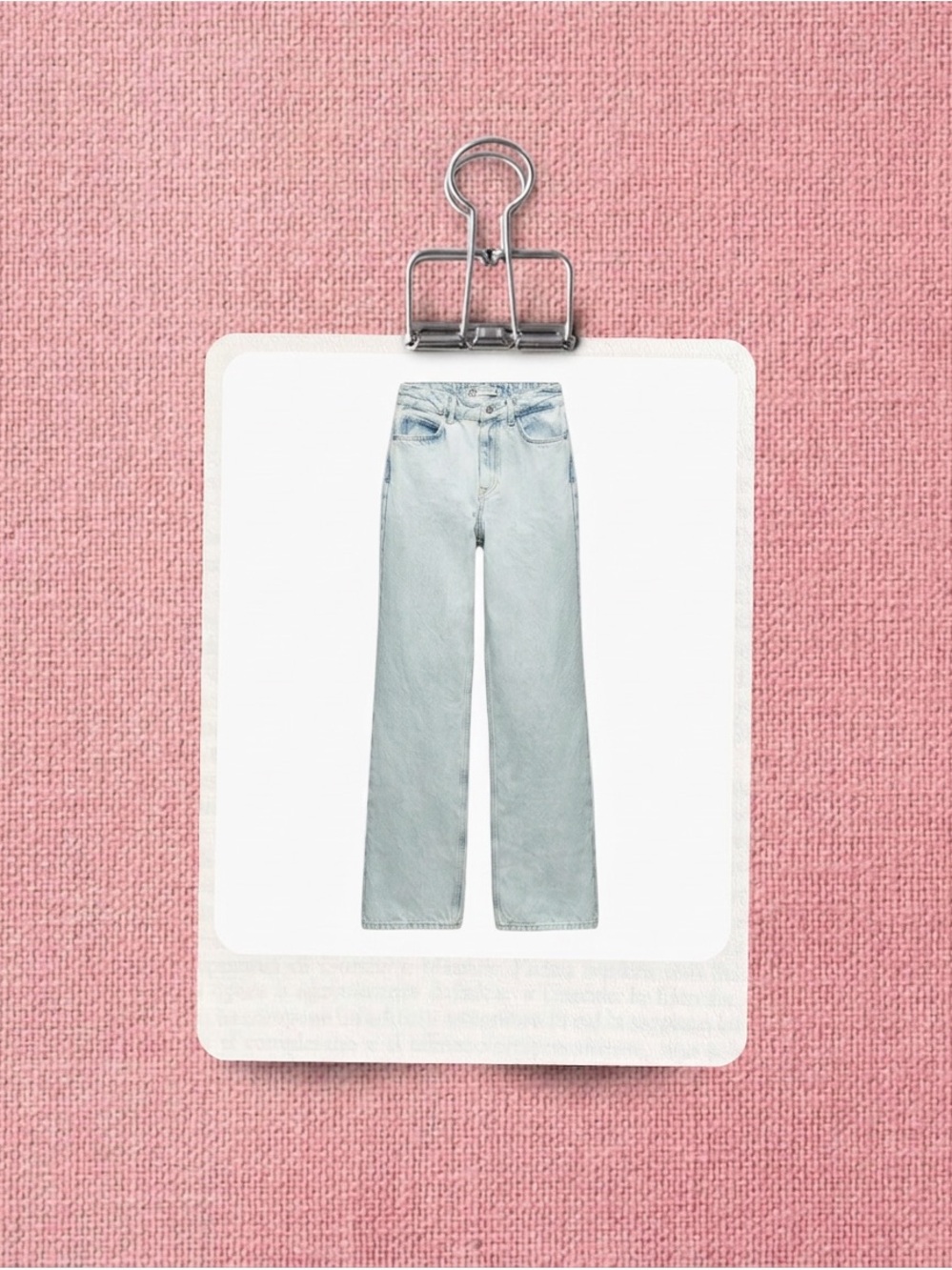Zara Women's Straight Leg Jeans in Light Blue